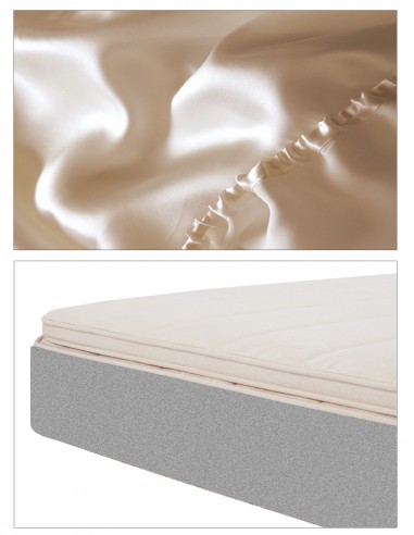 Silk Fitted Sheet Nuovo Seta for Mattress Topper