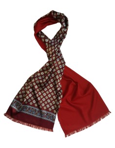 Mens Lined Silk Scarf...